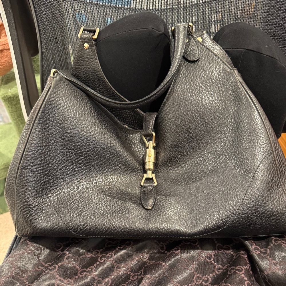 Gucci hobo bag leather
